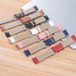 Ultra-thin watch strap 2021 shine brand watchbands genuine leather strap watch