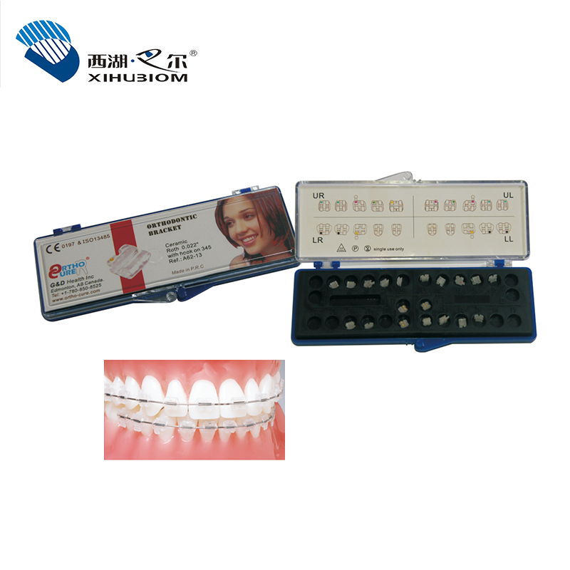 Plastic Composite Orthodontic Brackets 0.018" 0.022" Slot