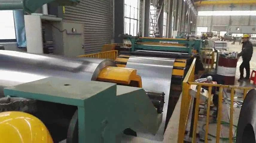 PLC 201 304 Stainless Steel Coil Slitting Machine