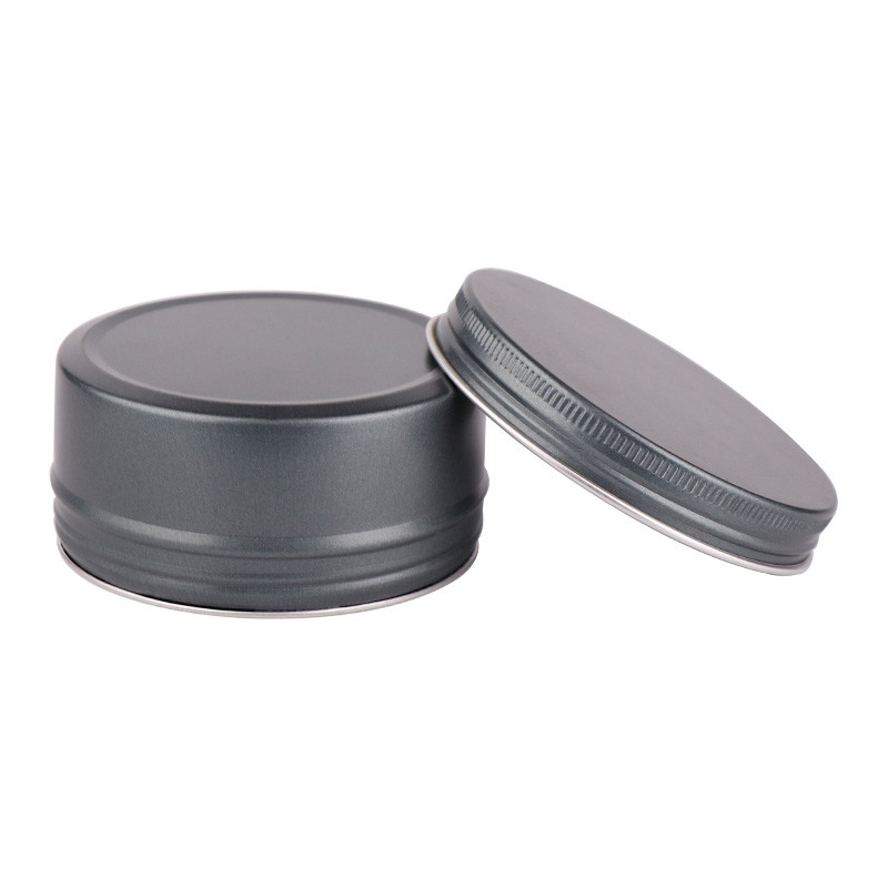 Matte Aluminum Cosmetic Jars 150g 250g 5.3OZ 8.8oz Metal Tins