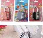 Hot sale Zinc Alloy Security 3 Combination Travel Suitcase Luggage Code Lock