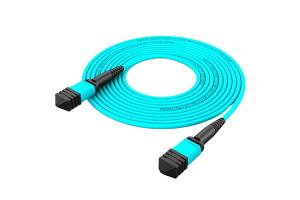 China QSFP Transceivers High Density MPO MTP Cable 8 Cores 12 Cores Fiber Optic Trunk Cable wholesale