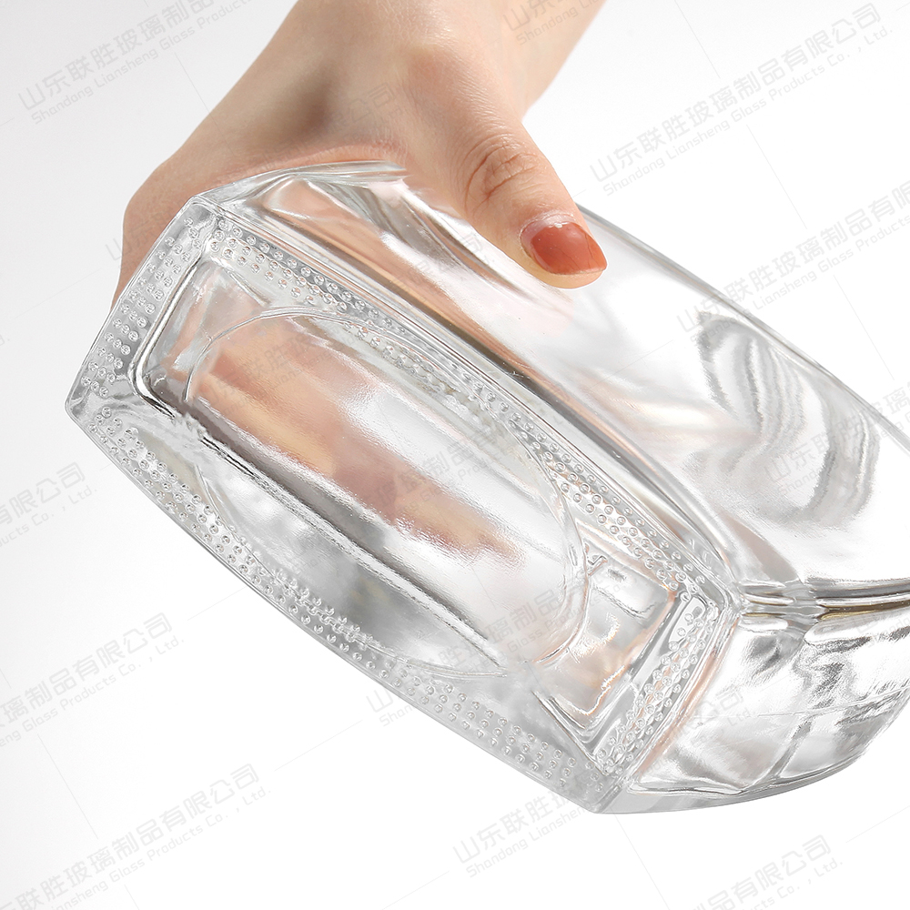 375ml 750ml 800ml Clear Glass Bottle For OEM ODM Gin Vodka Whiskey Wine