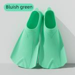 Full Silicone Short Spearfishing Flippers Freediving Fins For Kids Adults