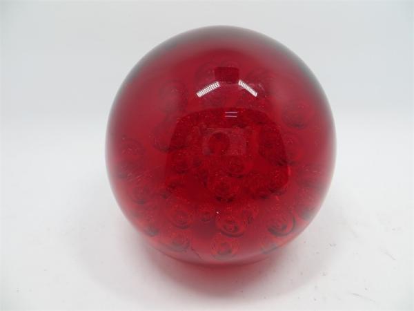 Glass paperweight, glass ball, glass round ball, hand made glass, home