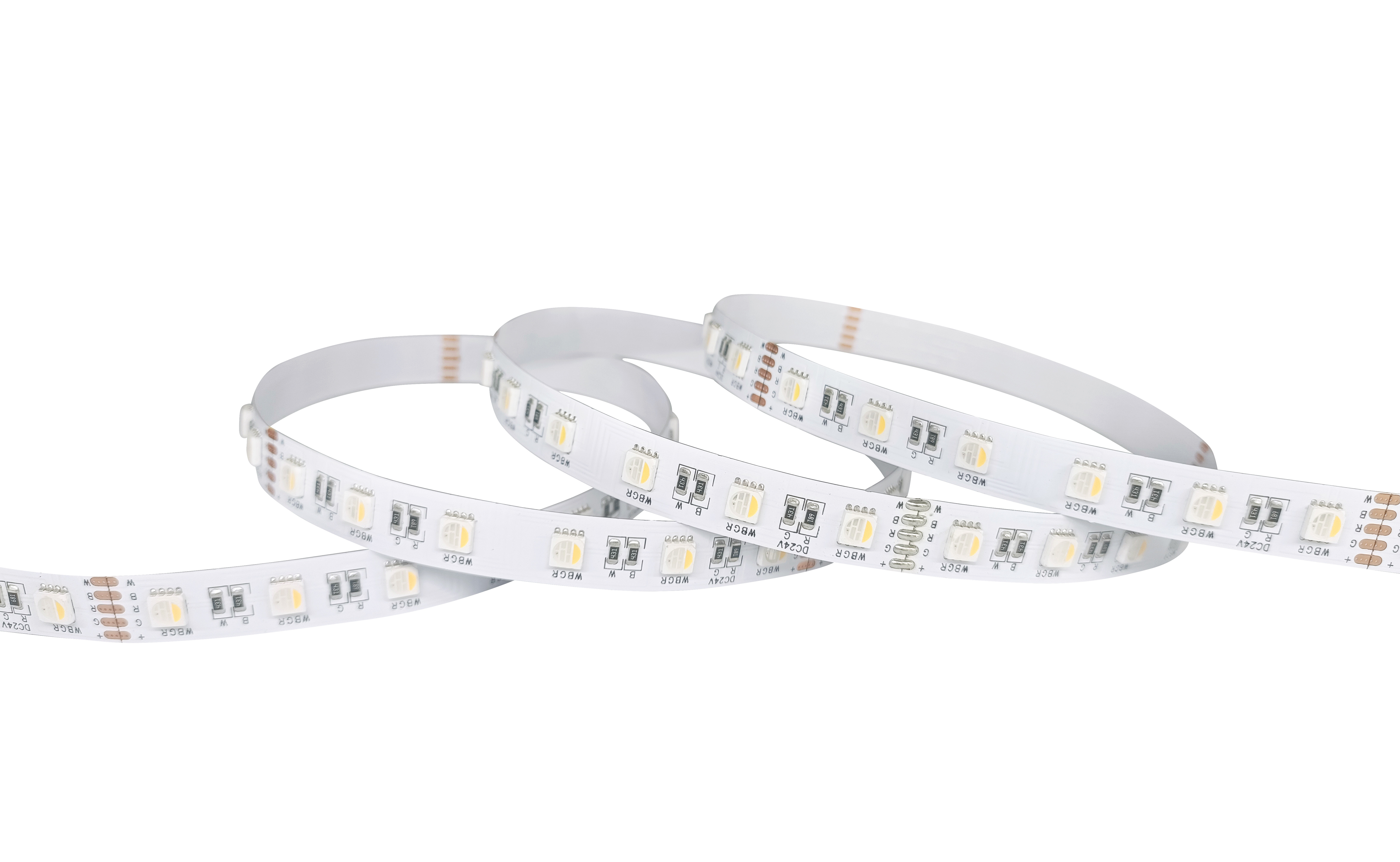 4 In 1 14.4W SMD RGB LED Strip Light With Flexible Running Light