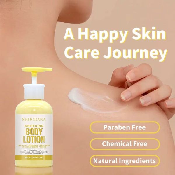 High Quality Body Lotion Centella Asiatica Vitamin C Niacinamide B5 Hyaluronic Acid Collagen for Skin Brightening Check Removal