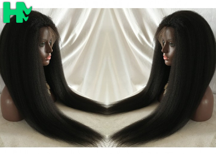 Texture Long Hair Wigs For Black Women , Heat Resistant Synthetic Lace Front Wigs