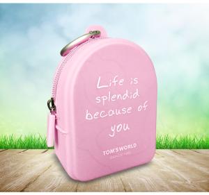 China Phenol Free Silicone Zero Wallet Waterproof Zippered Backpack Shape Small Item Storage Silicone Bag wholesale