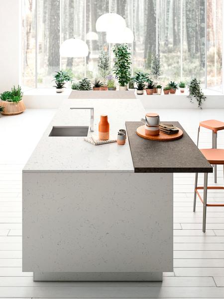 High Quality Carrara Quartz Stone Slabs Kitchen Countertops Natural Marble