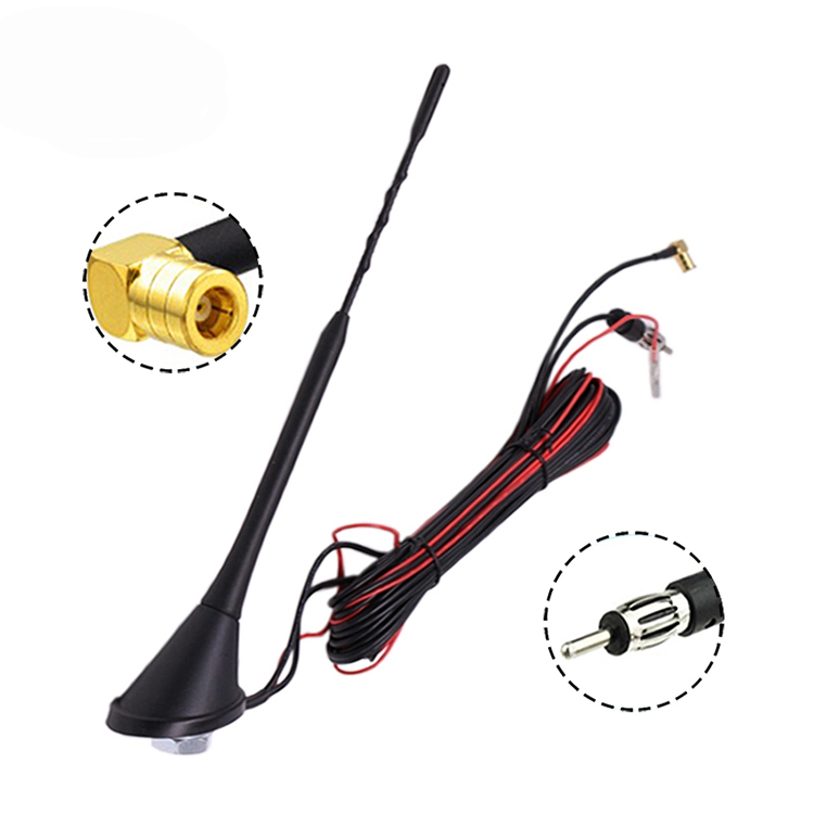 FM TV Digital Radio Car Aerial Antenna 1710KMz Vehicle Mounted Antenna