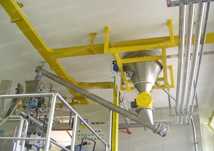 Inclined Cement Screw Tube Conveyor 1.5KW Power For Cement And Grain