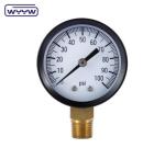 2.5" 60mm air water standard steel black pressure gauge