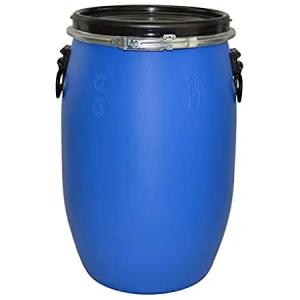 China HDPE Plastic Blue Container 160L Chemical Blue Drum Bucket Open Top ​ wholesale