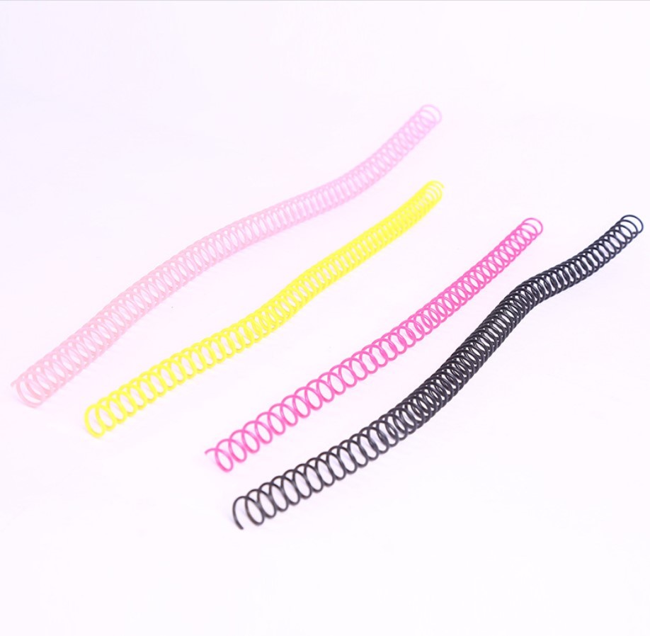 Stationery Use Notebook Plastic Coil Spiral Nylon Spiral Coil Rolls Single Loop Wires