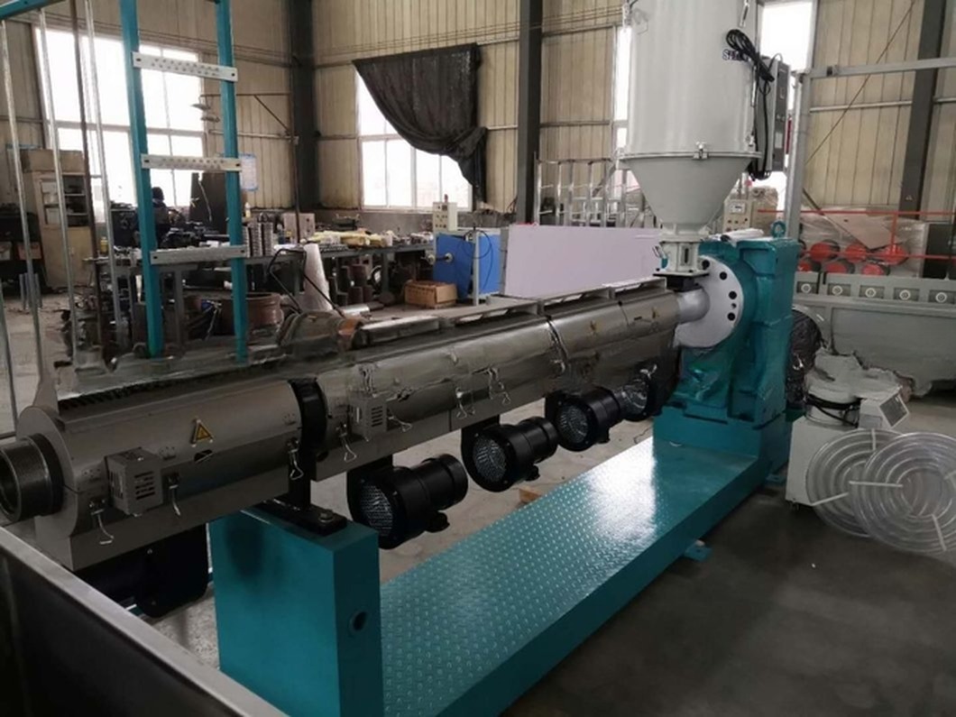 High Strength Pet/PE Fiber Geo Strap Strapping Band Production Line