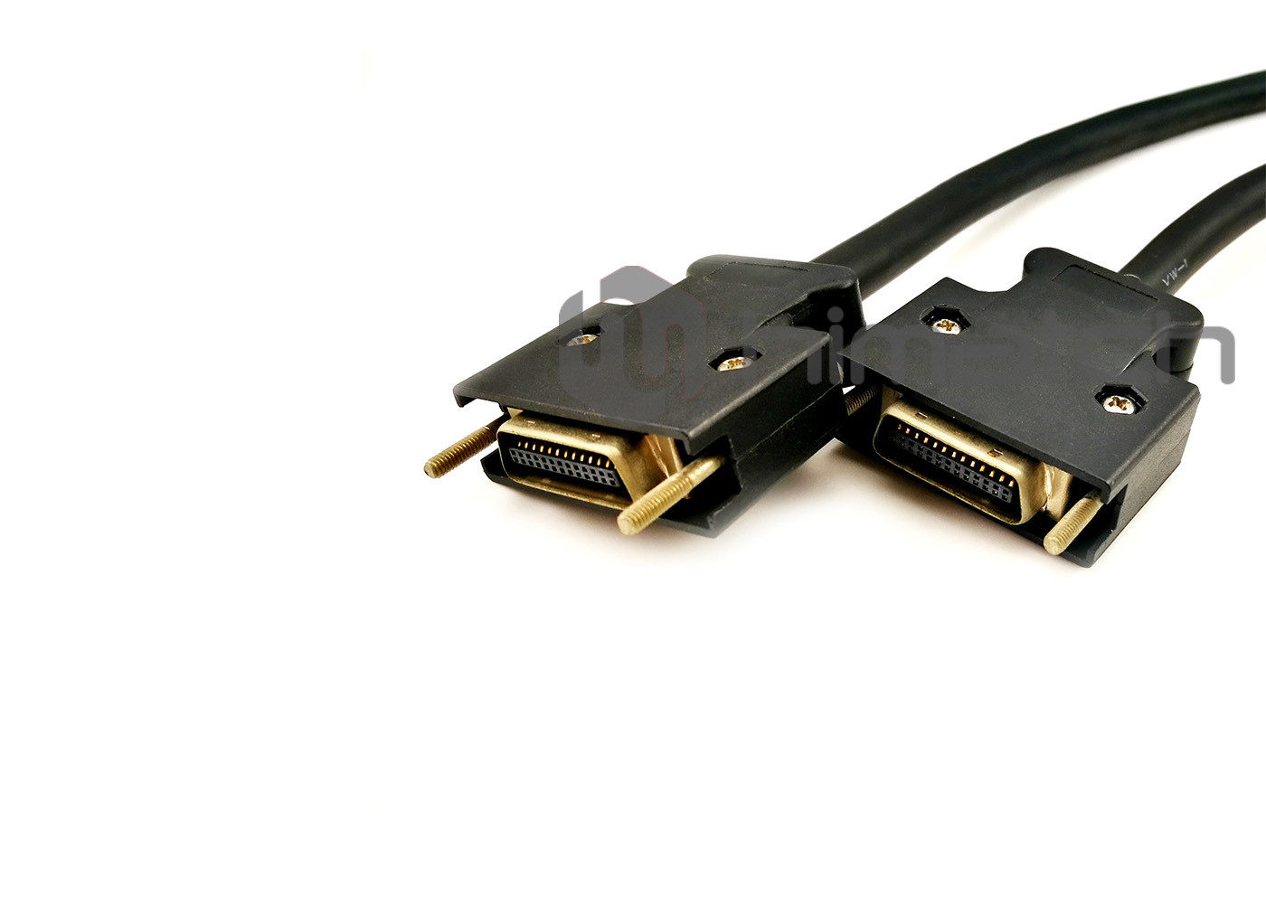 High Flex SCSI MDR 26pin to MDR 26pin Camera Link Cable with Screw Locking for Dynamic Application Millions Cycles