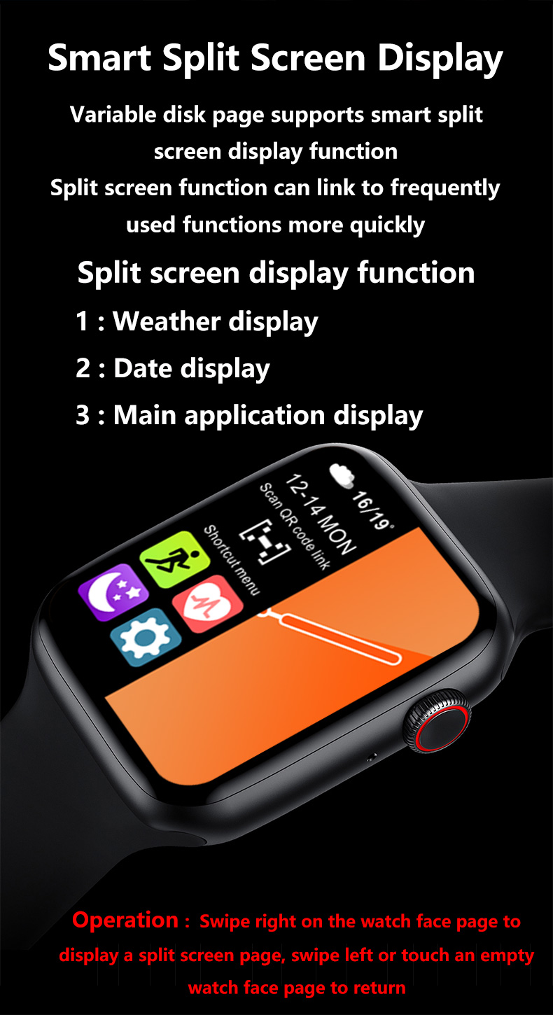 HL500 PLUS Changeable Watch Strap Bands Smart Bracelet Health Fitness Smartwatch