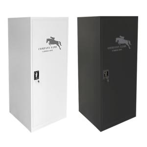 China Lockable Large White Metal Horse Equipment Saddle Box 140x60x60cm wholesale