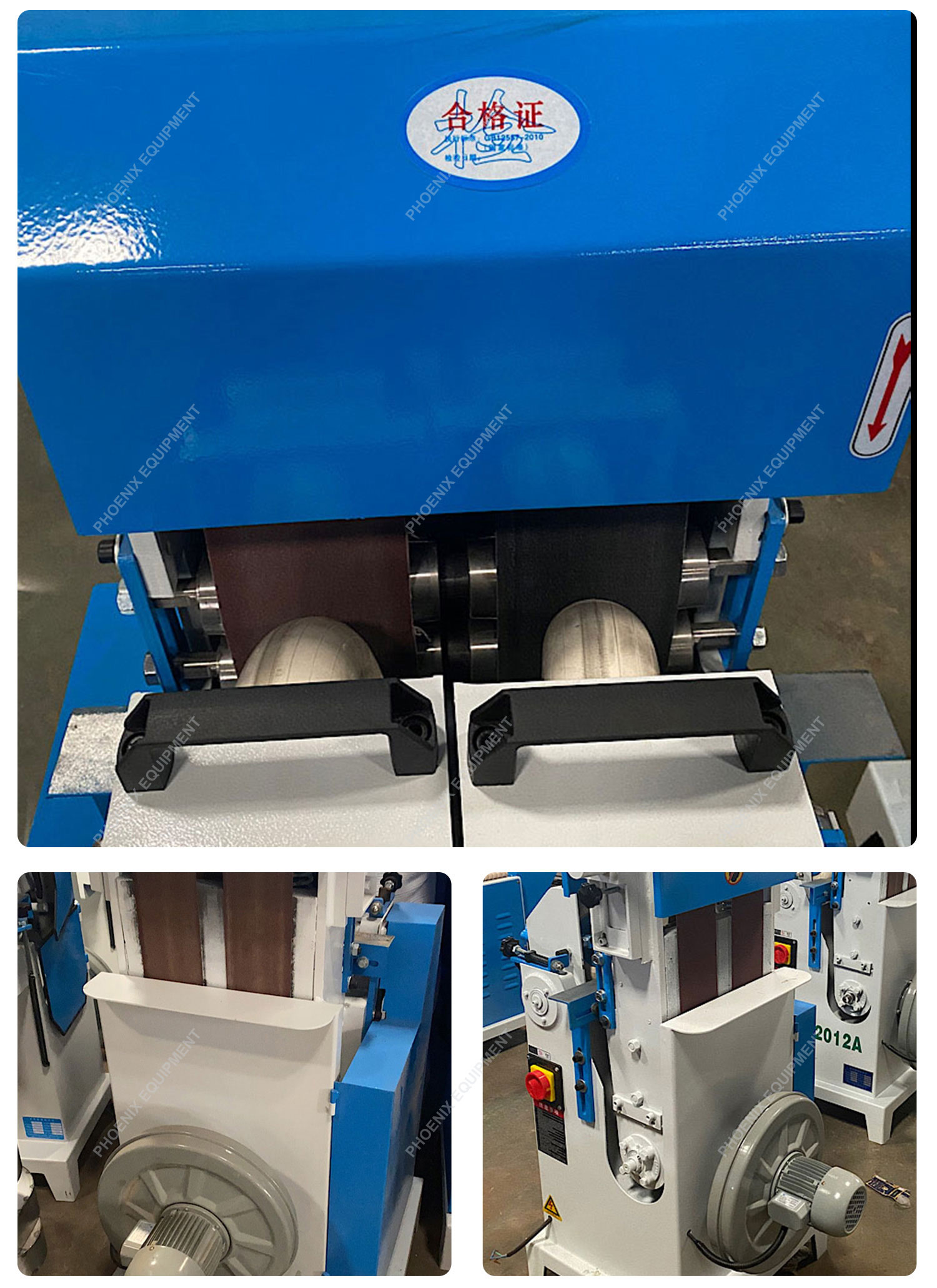 MM2012A Broomstick Staircase Handrail Round Bar Sanding Machine with Fan Fan Included