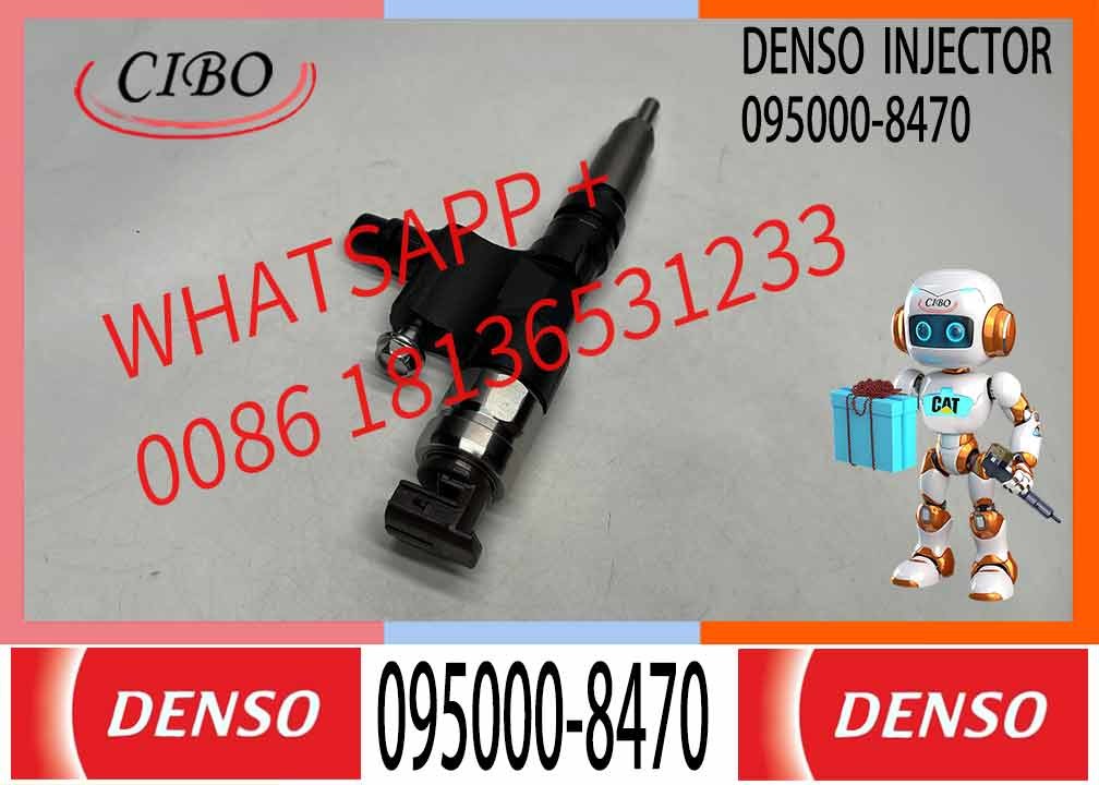 DENSO Common Rail Fuel Injector 095000-8470 23670-E0410 For Hino N04C Engine Dyna200 Toyota COASTER 4.0L N04C