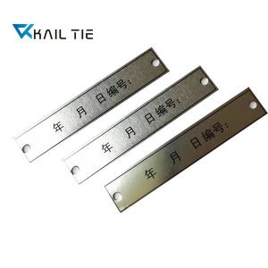 China Engraved Aluminum Name Plate Personalized Metal Etched Stainless Steel Nameplates wholesale