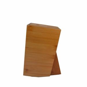 China Restaurant Universal Bamboo Knife Block Great Alternative To Plasticware wholesale
