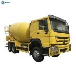Sinotruk 10 Wheelers HOWO 6x4 10m3 Capacity 371hp Cement Mixer Truck