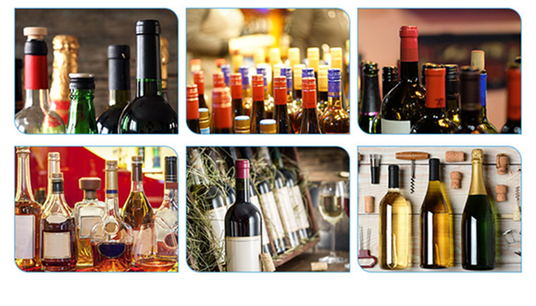 PVC Heat Shrink Wine Bottle Shrink Caps Custom Color 34mm Dia Capsules
