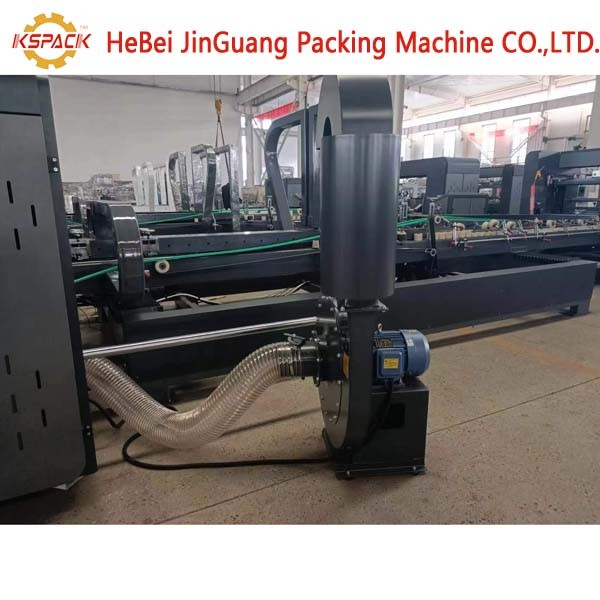 3 Points Corrugated Cardboard Box Folder Gluer Maching 1500w
