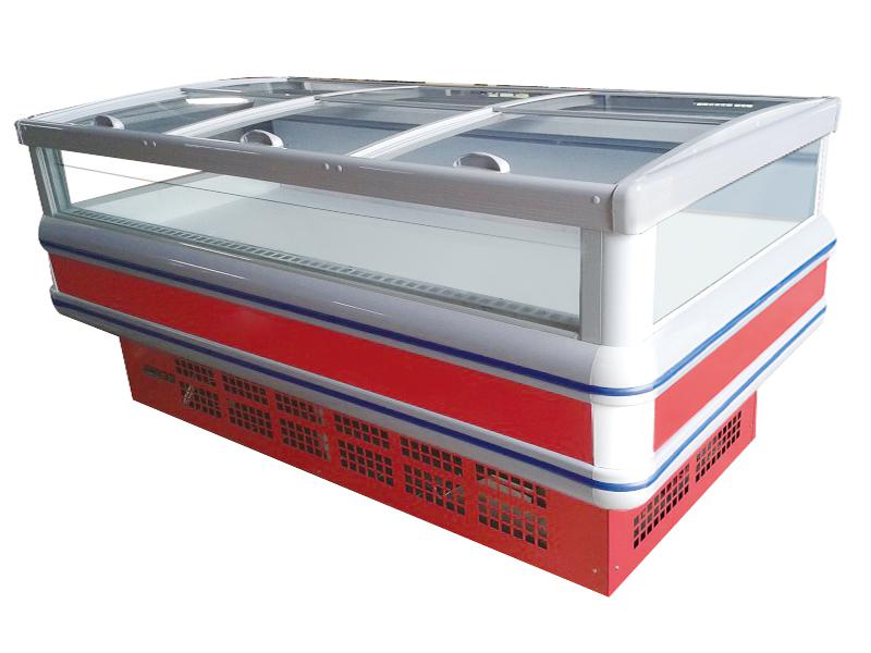 Seafood Supermarket Island Freezer -20°C Low Temperature Famous Brand Compressor