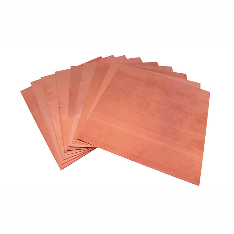 Pure 20mm Copper Plate Sheet Coil Grade Non Alloy 99.9% Purity