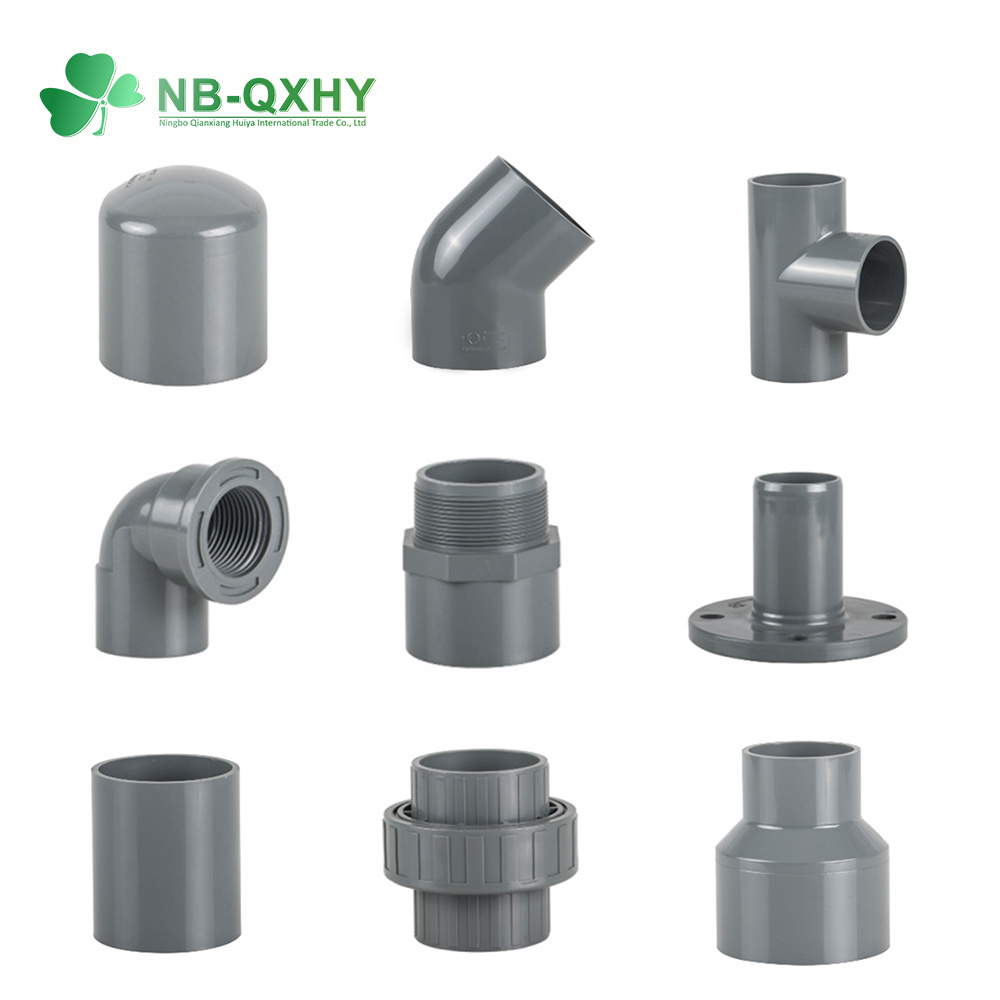 Plastic UPVC ASTM Sch40 PVC Pipe Fitting Coupler