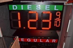 China LED Digital Red/Green color Gas Price Sign for Gas Station wholesale