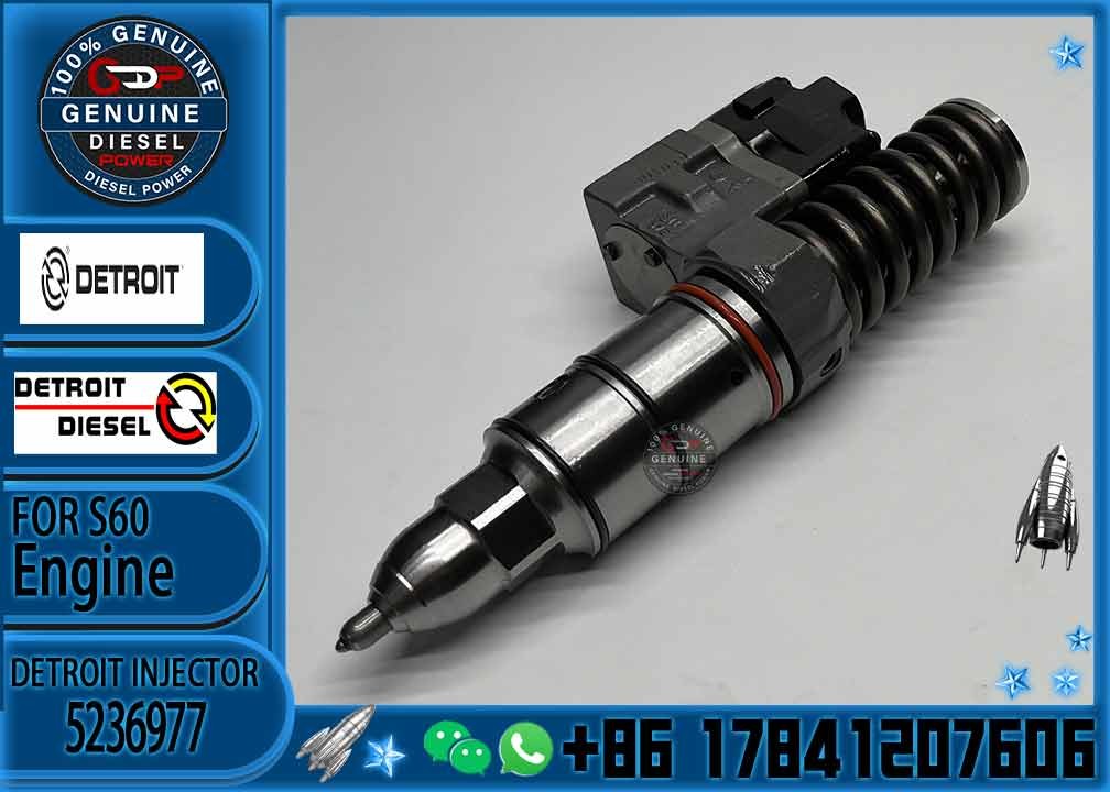 Engine 6067TK60 For Detroit Diesel Fuel Injector R5236977 5236977 For AGCO, Freightliner, Kenworth, Peterbilt, VOL, We