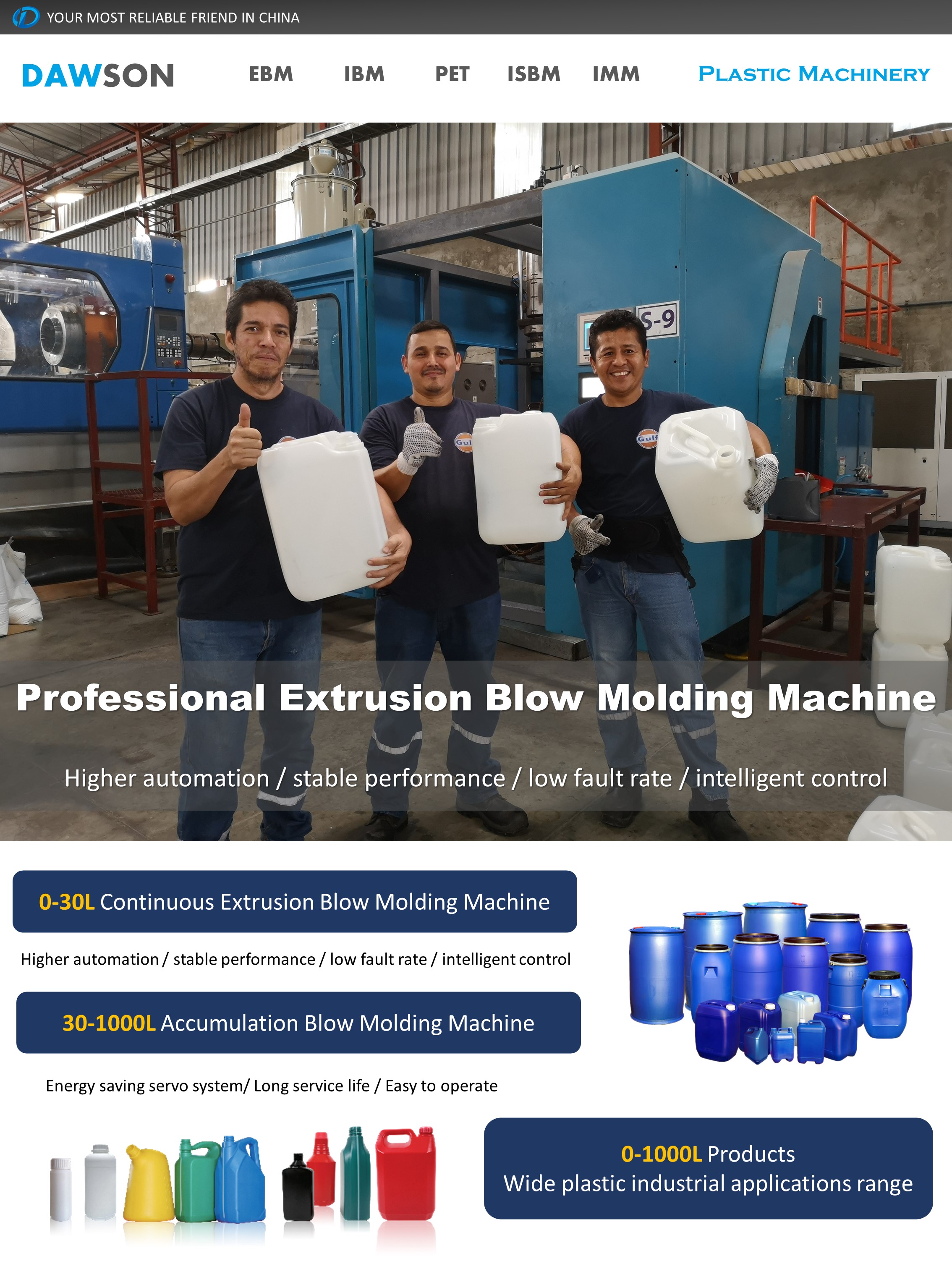 20L 25L Drum Blow Molding Machine Plastic Lubricant Oil Bottle Making Machine