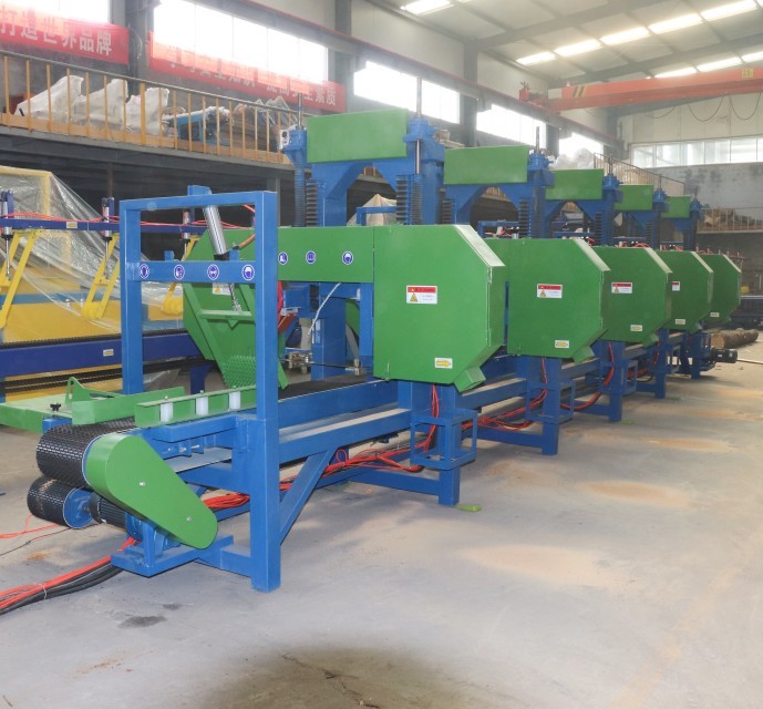 Timber Vertical Band Sawmill 700mm Wood Resaw Bandsaw With Touch Screen