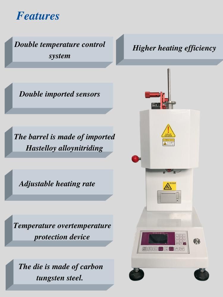 Factory Supply Gc Plastic Melt Flow Rater Meter Melt Flow Index Tester for PC Material
