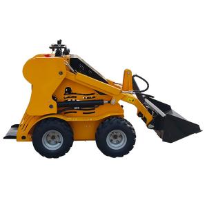 China Free Shipping SkidSteer Mini Wheel Loader Crawler Skid Steer Loader Small Electric Skid Steer Loader 200KG 400KG wholesale