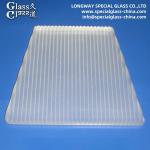 Sandblasting Surface Linear Glass Light Lens Spotlight Glass Cover