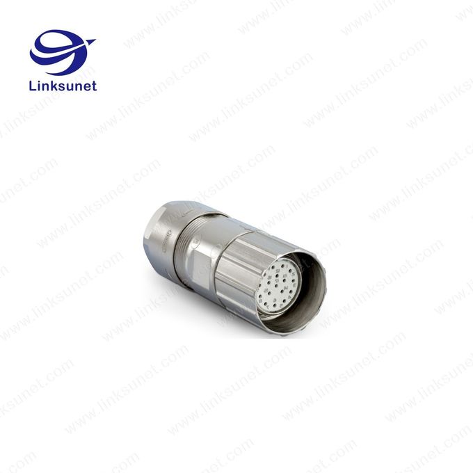 Robot Teaching Device Soldering Wiring Harness Hummel Copper - Zinc Alloy Straight Connector