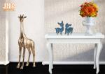 Classic Wedding Centerpiece Table Vases Glossy White Fiberglass Floor Vases
