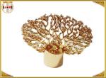Peacock Shape Electroplate 3D Drawing Zamac Perfume Cap