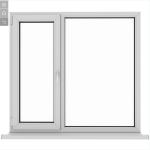 Soundproof Function SKATE 75 Aluminium Hurricane Impact Casement Windows Bedroom