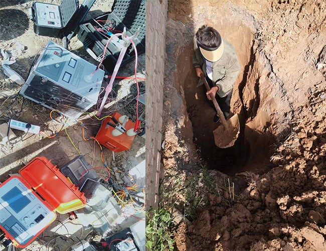 Basis cable fault pre-locator with TDR low voltage pulse and high voltage flash-over sampling