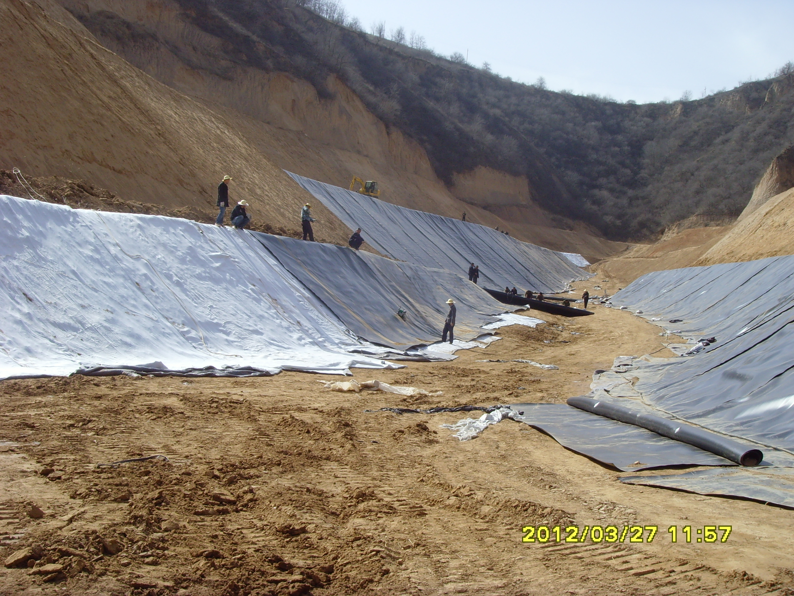 Bentonite Geosynthetic Clay Liners GCLS for Landfill Waterproof Layer