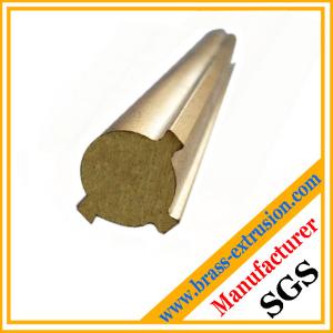 China copper alloy extrusion profile sections wholesale