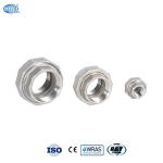 Threaded Hexagonal Stainless Steel Union Coupling Fitting Rustproof
