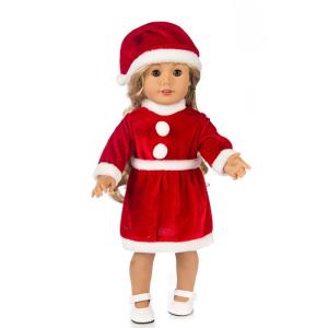 China Fashion Customized Doll Tutu Dress Cute Doll Girl Christmas Party Clothing Dress for 50cm Doll Grils wholesale