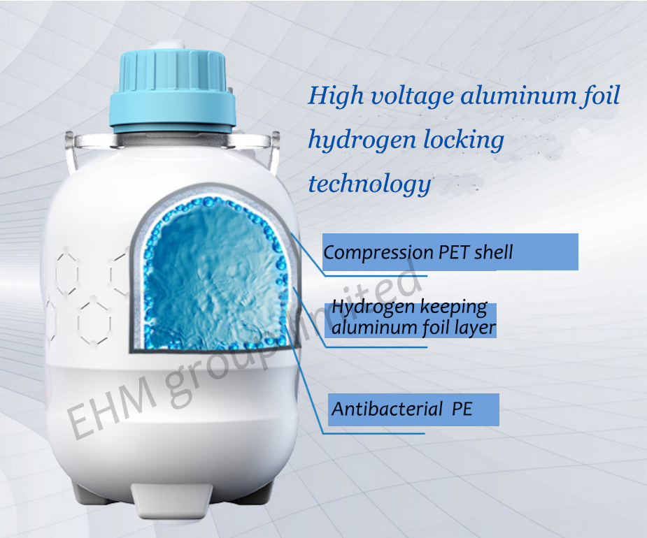 EHM Commercial Hydrogen Water Station 3000-5000ppb SPE Electrolyzer